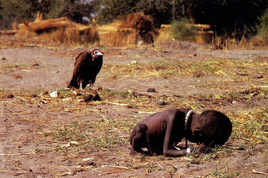 Image titled “The Vulture and the Little Girl,” by Kevin Carter
