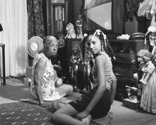 Photograph of Grandma Ruby and Me by LaToya Ruby Frazier